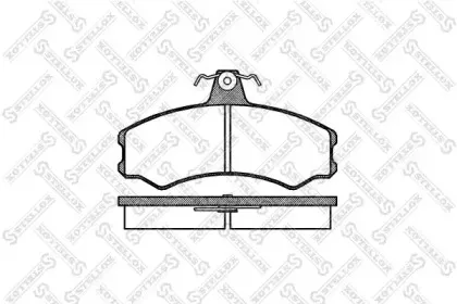 Комплект тормозных колодок, дисковый тормоз STELLOX купить